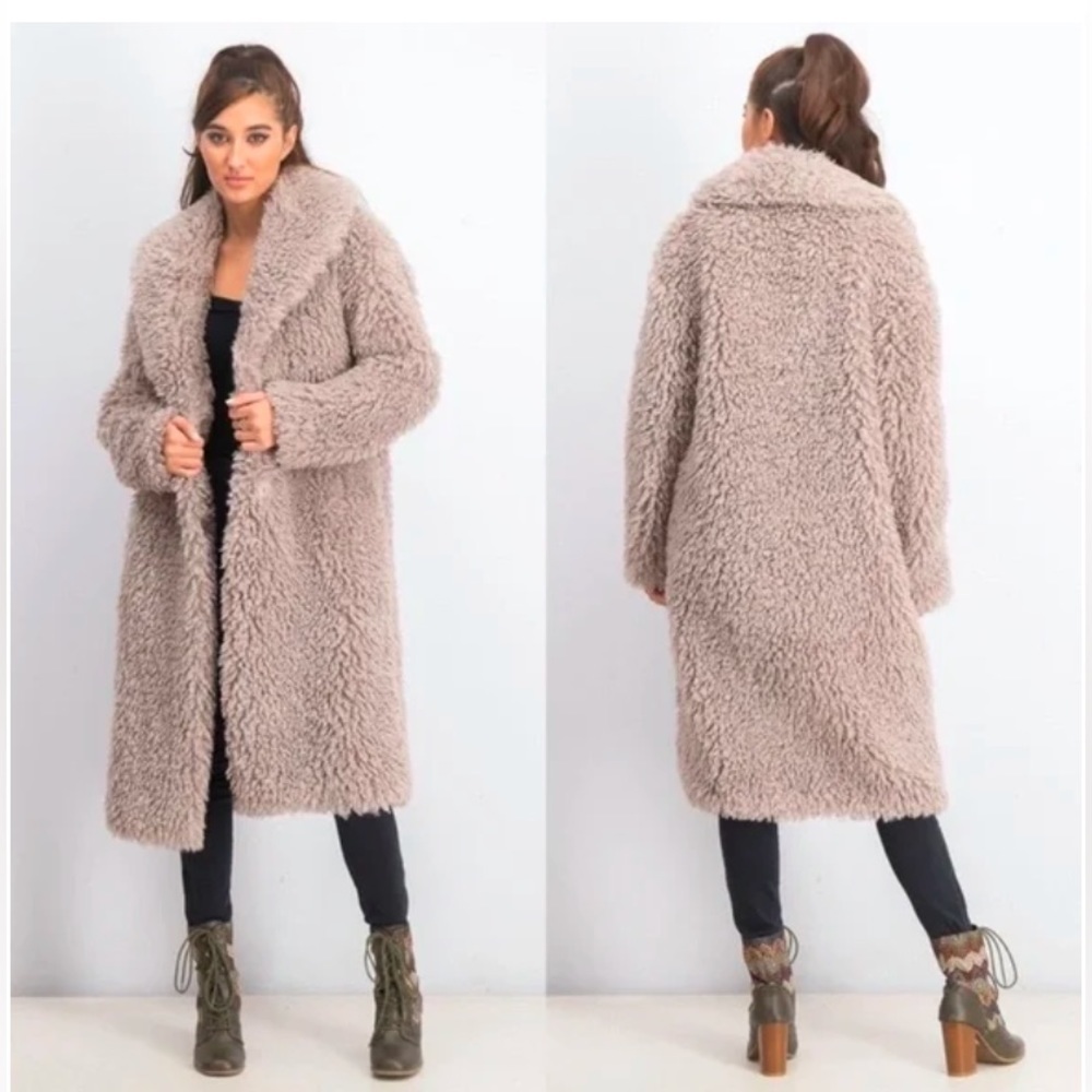 Bcbgeneration Cozy Faux Fur Coat
